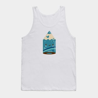 Color December MS - Birthday pencil Tank Top